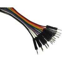 Play-Zone Jumper cable 10pcs. M/M 10CM 24AWG