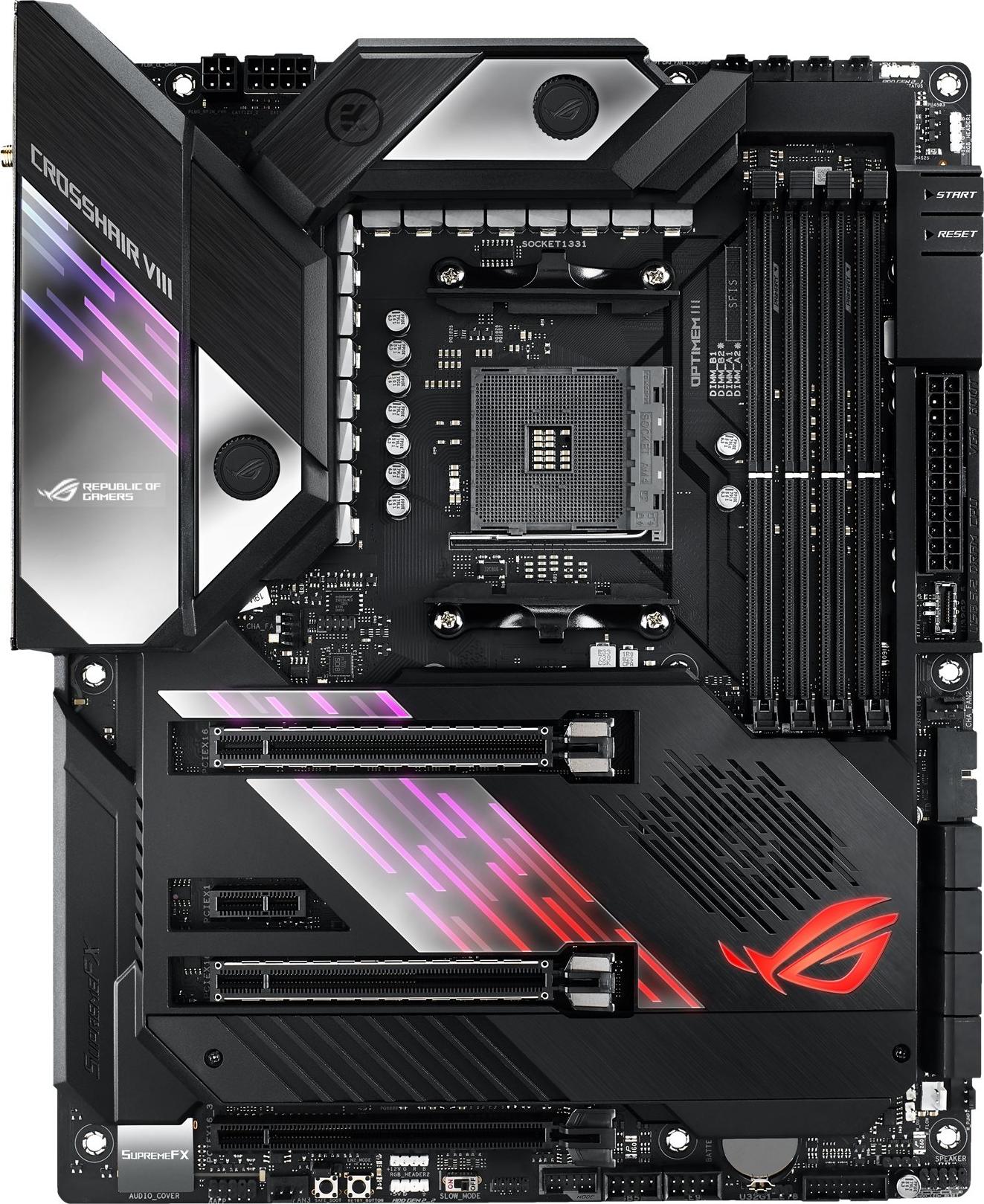 ASUS ROG Crosshair VIII Formula AM4 AMD X570 ATX buy at Digitec