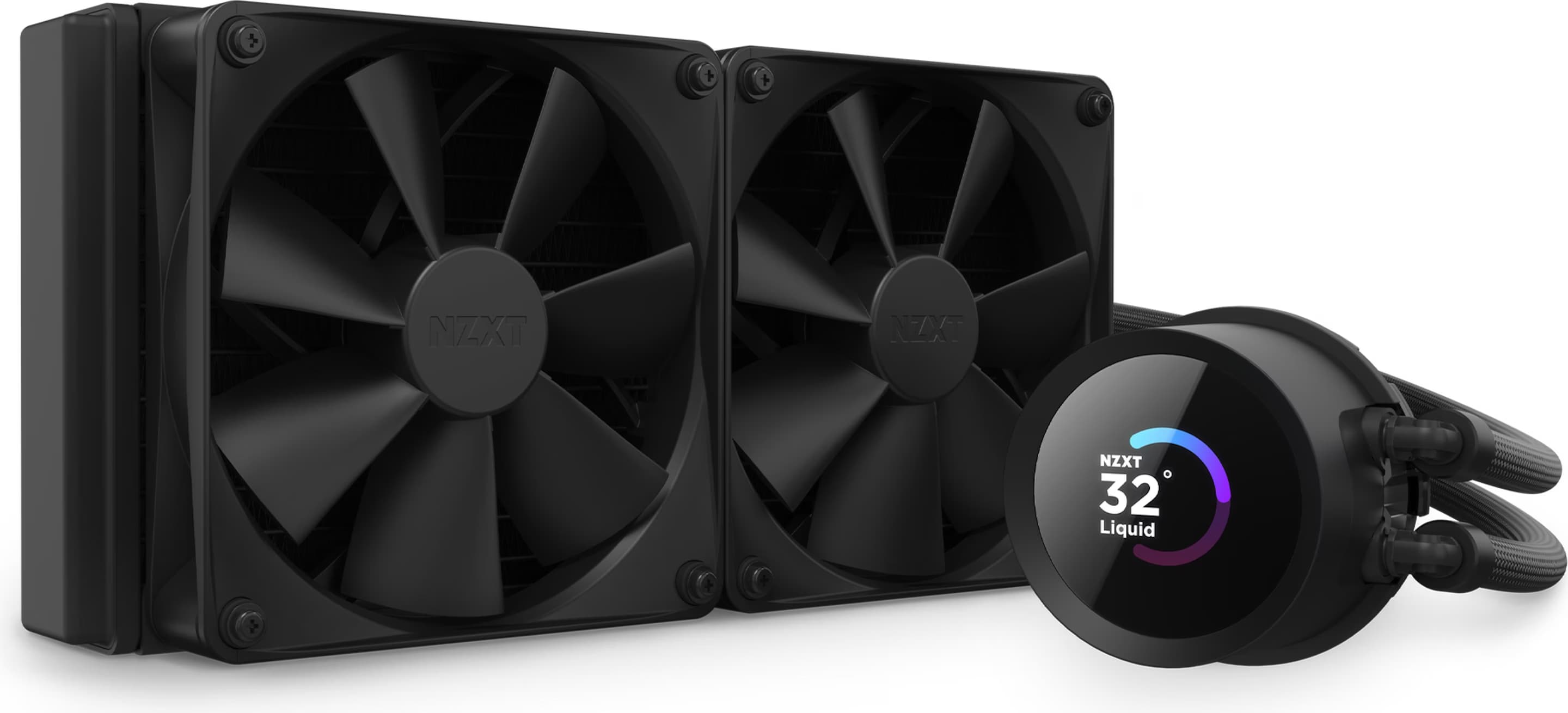 NZXT Kraken ぶ厚 Elite 280 RGB WITE グリス付き