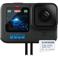 GoPro Hero12 inkl. 128 GB MicroSDXC-Karte (60p, 5.3K, Wi-Fi, Bluetooth)