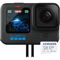 GoPro Hero12 inkl. 128 GB MicroSDXC-Karte (60p, 5.3K, WiFi, Bluetooth)