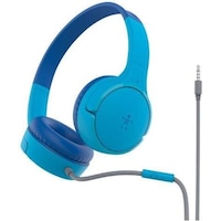 Belkin SOUNDFORM Mini-On-Ear-Kopfhörer mit Kabel, Blau, für Kinder