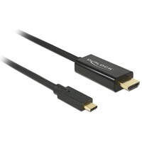 Delock Thunderbolt 3| USB Typ C — HDMI (Typ A) (3 m, HDMI, USB Type C)