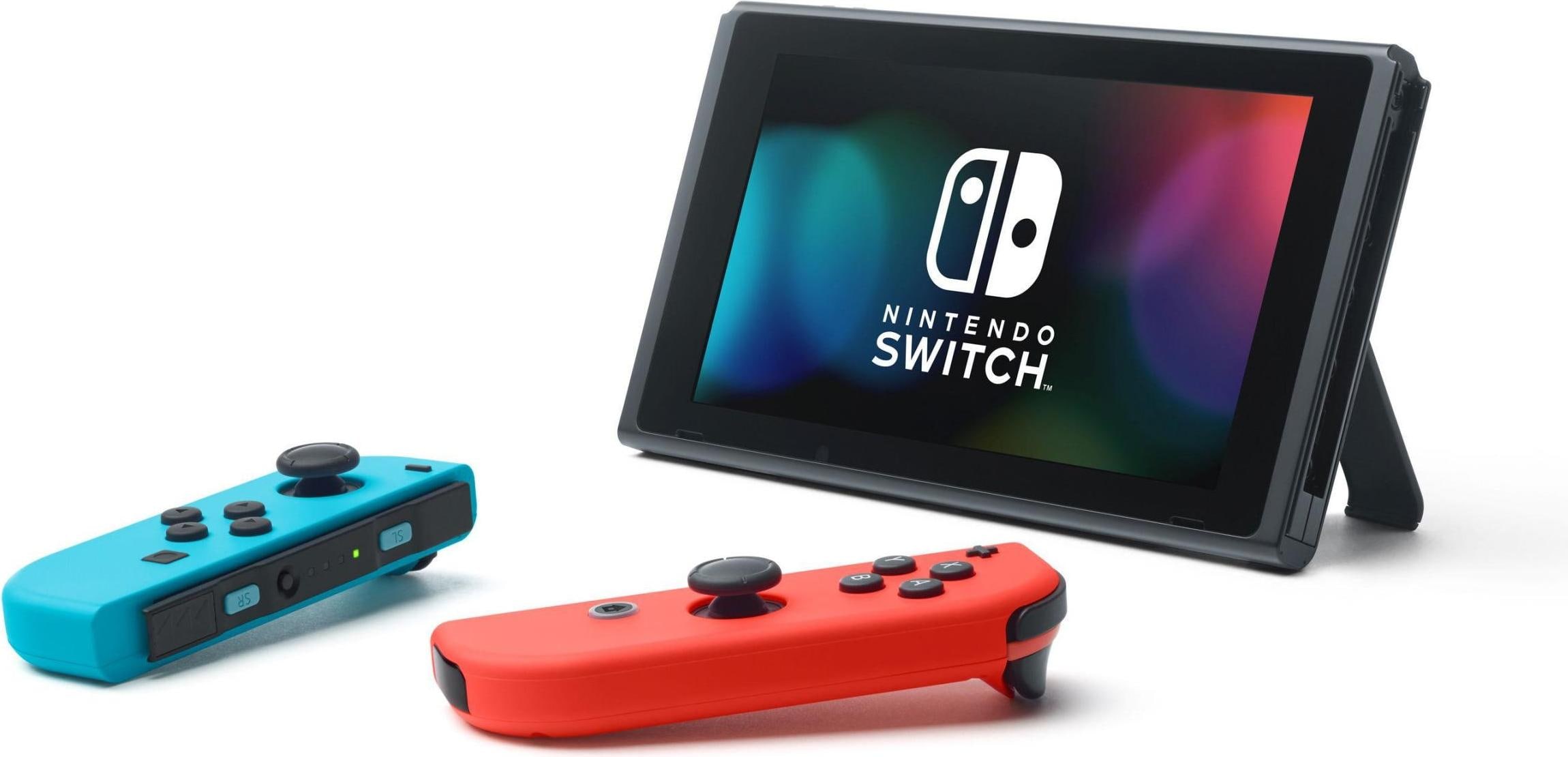 Nintendo switch on sale neon for sale