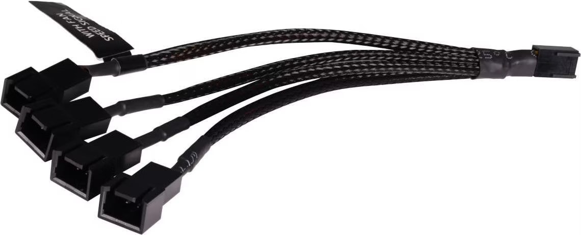 Alphacool LK Y-splitter 3-pin to 4x 3-pin 15cm - buy at Digitec