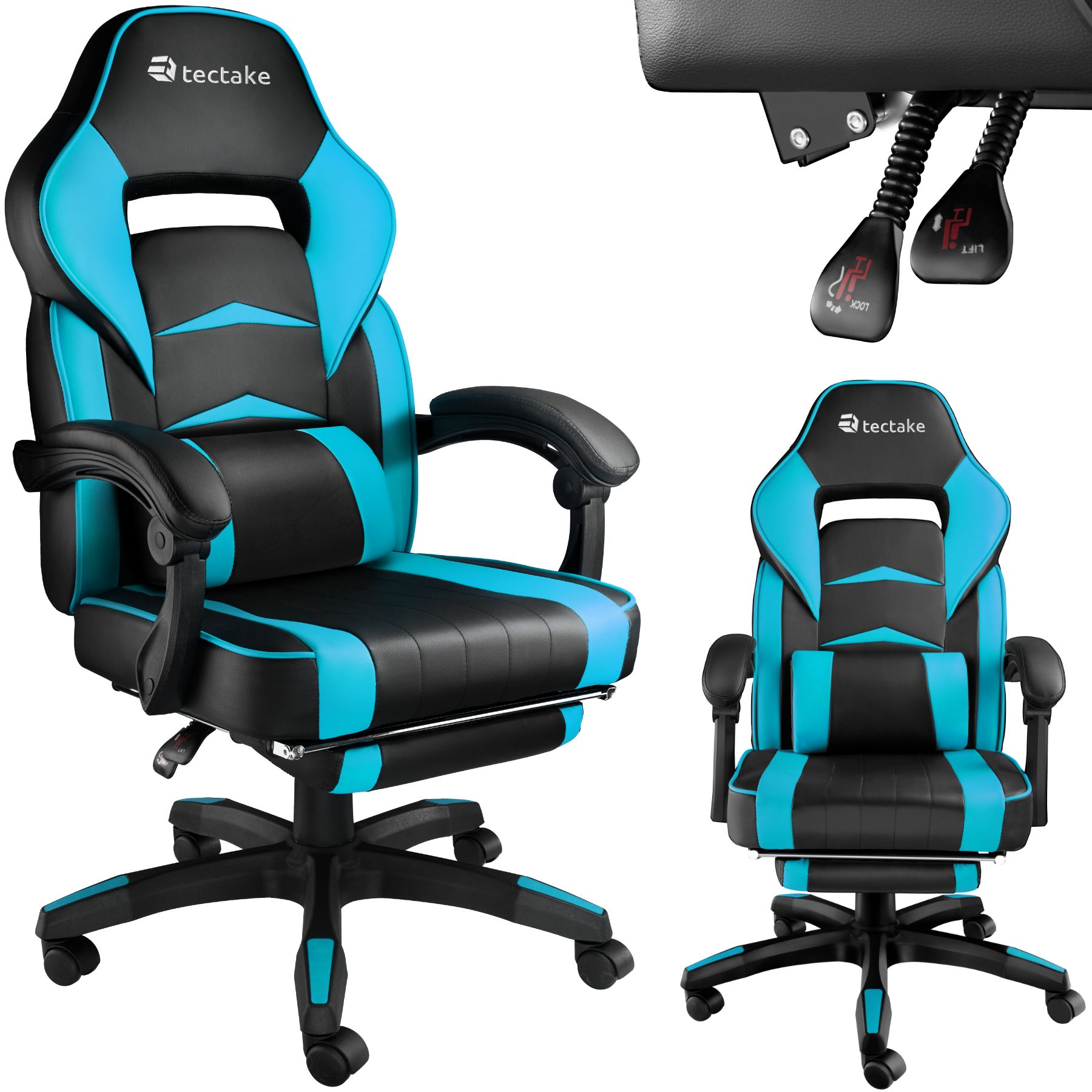 tectake Comodo Racing Office Chair with Footrest buy at Digitec