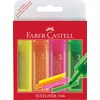 Faber-Castell Textliner, étui de 4 pièces fluorescent (Multicolore, 4, 1 mm)