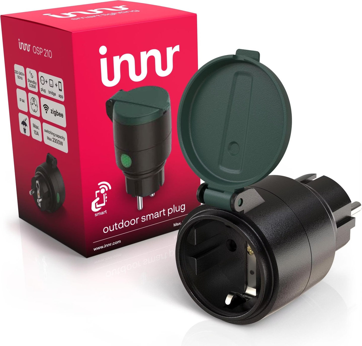 Innr Outdoor Smart Plug 10A Zigbee Hue compatible EU digitec