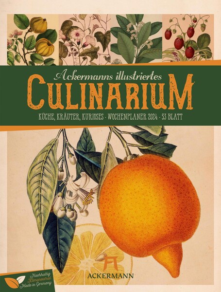 Culinarium - Kitchen, Herbs, Curiosities - Vintage Weekly Planner