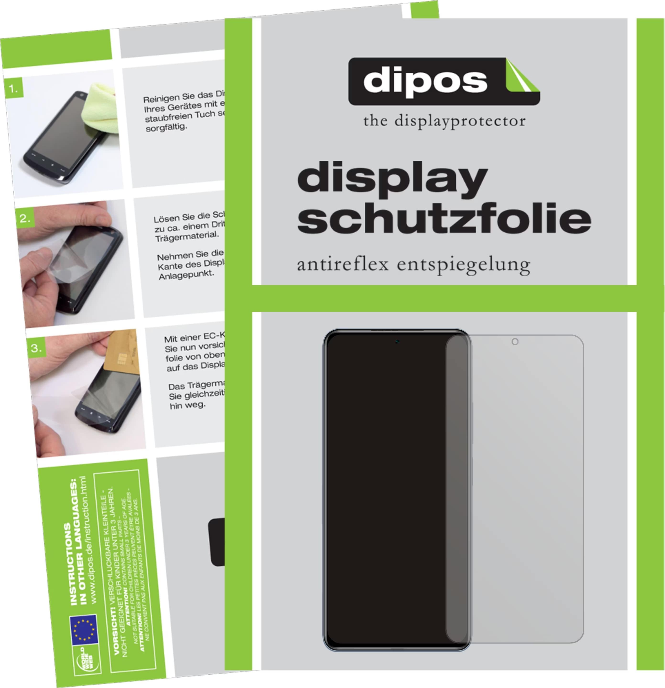 dipos I Pellicola Protettiva Compatibile con LG K40s Posteriore Protezione Vetro Flessibile 9H