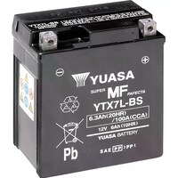 Yuasa YTX7L-BS (12 V, 6.30 Ah, 100 A)