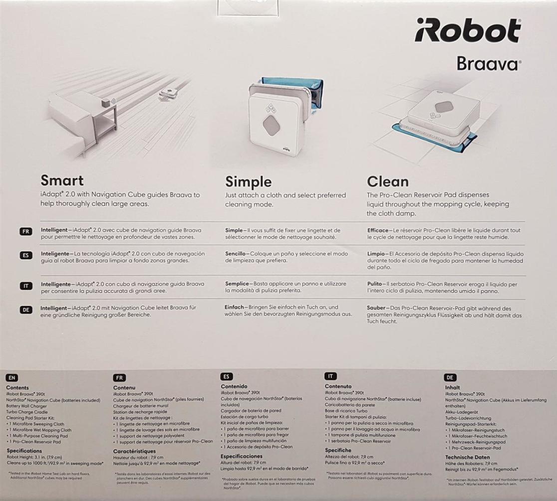 iRobot Braava 390 T Mopping robot buy at digitec