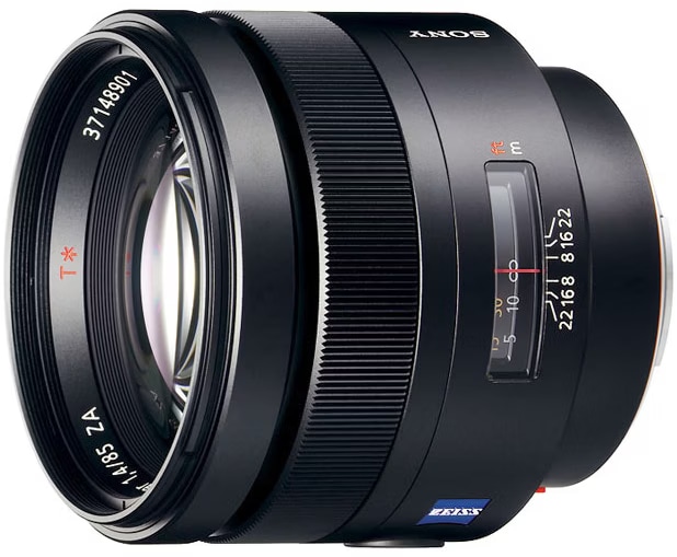 Sony 85mm f/1.4 ZA Zeiss Planar T*, Full Frame A-Mount - Digitec