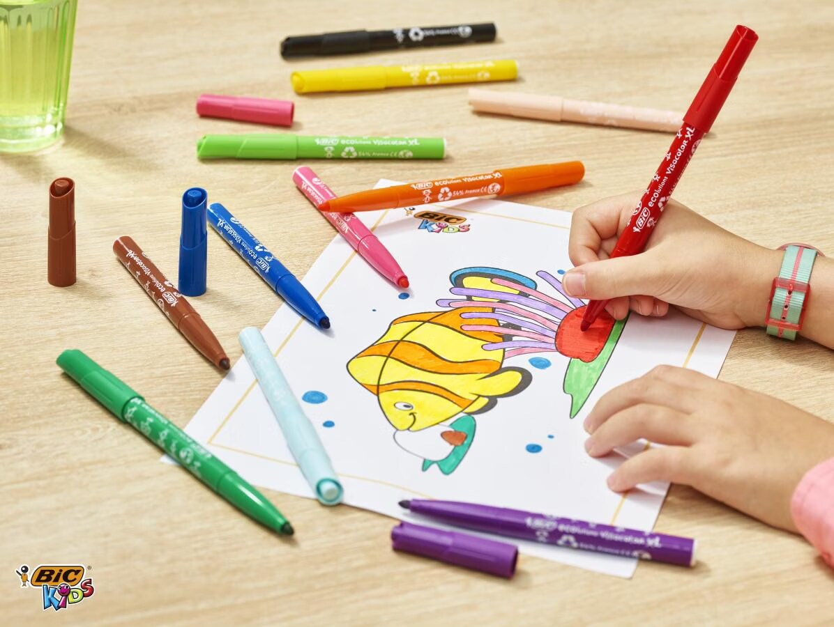 Bic Kids - Pennarelli colorati Astuccio da 18
