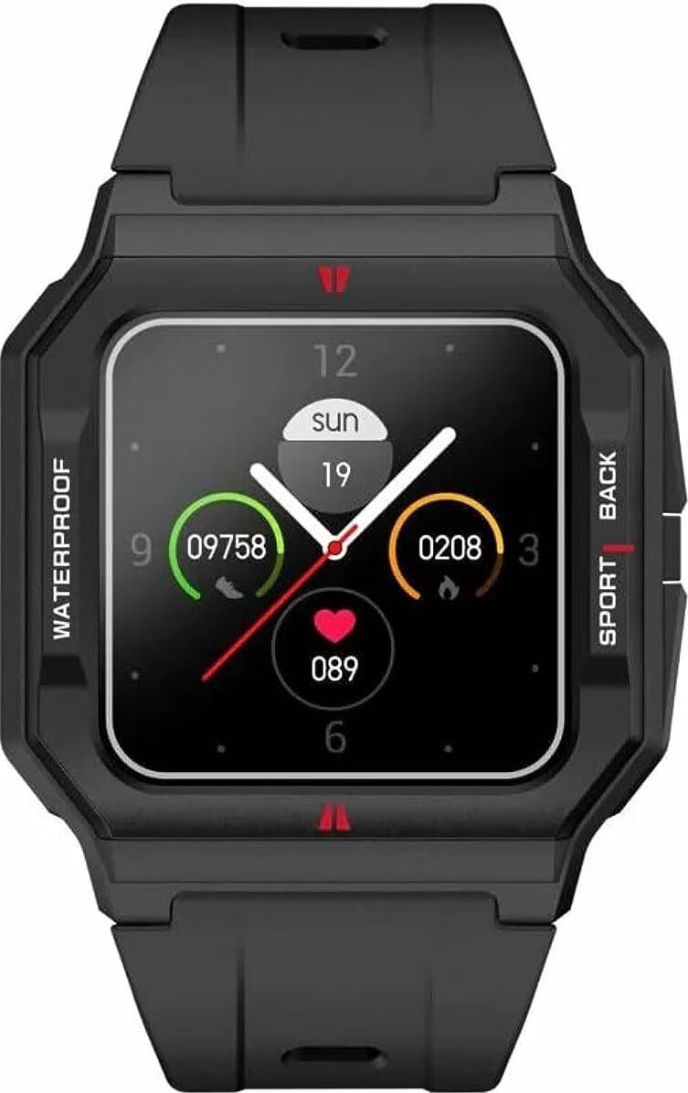Radiant Orologio Smartwatch Da Uomo Modello Le Baron Club, RAS20501, Nero Con Bracciale Regolabile, Calendario Giorno E Data