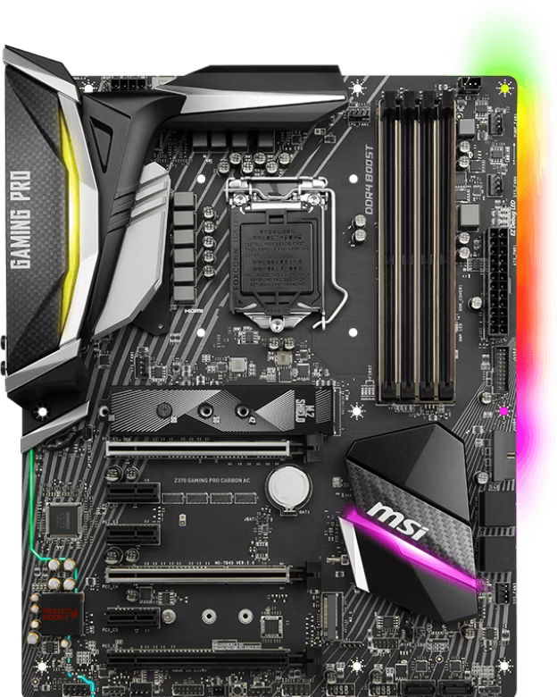 Msi Z370 Socket MSI Z370-A PRO Motherboard ATX LGA1151 Socket 7B48 - Main Image
