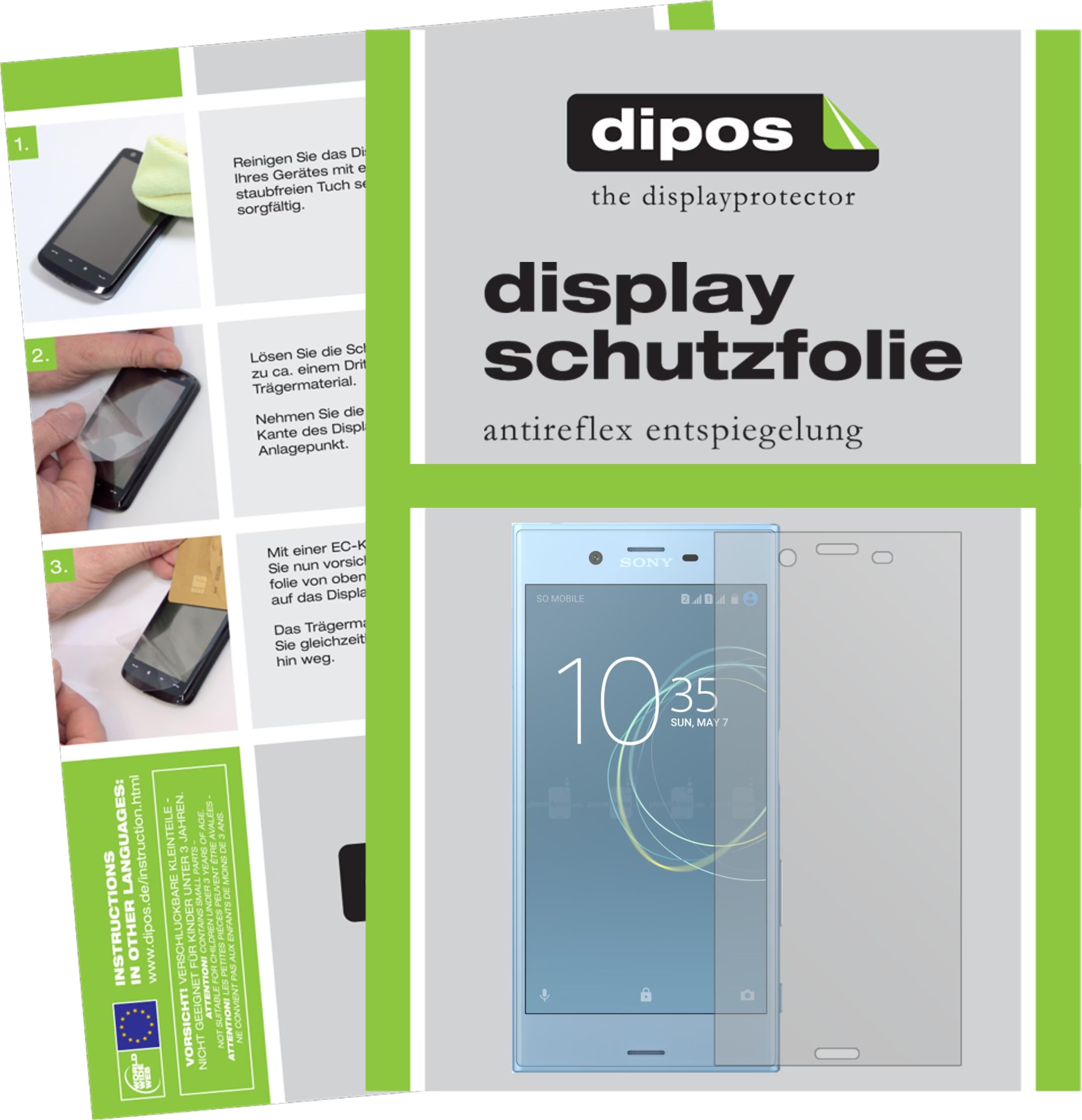 Dipos Pellicola Protettiva Antiriflesso per Fine Life Pro