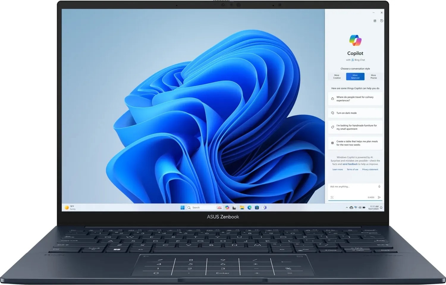 Windowsノート本体 ASUS ZenBook 14 oled Core Ultra 9 185H Asus reveals new Zenbook 14 OLED with AI-powered Intel Core