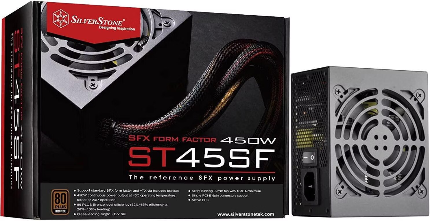 Silverstone Technology SST-ST45SF-G v2 450W SFX - SST-ST45SF