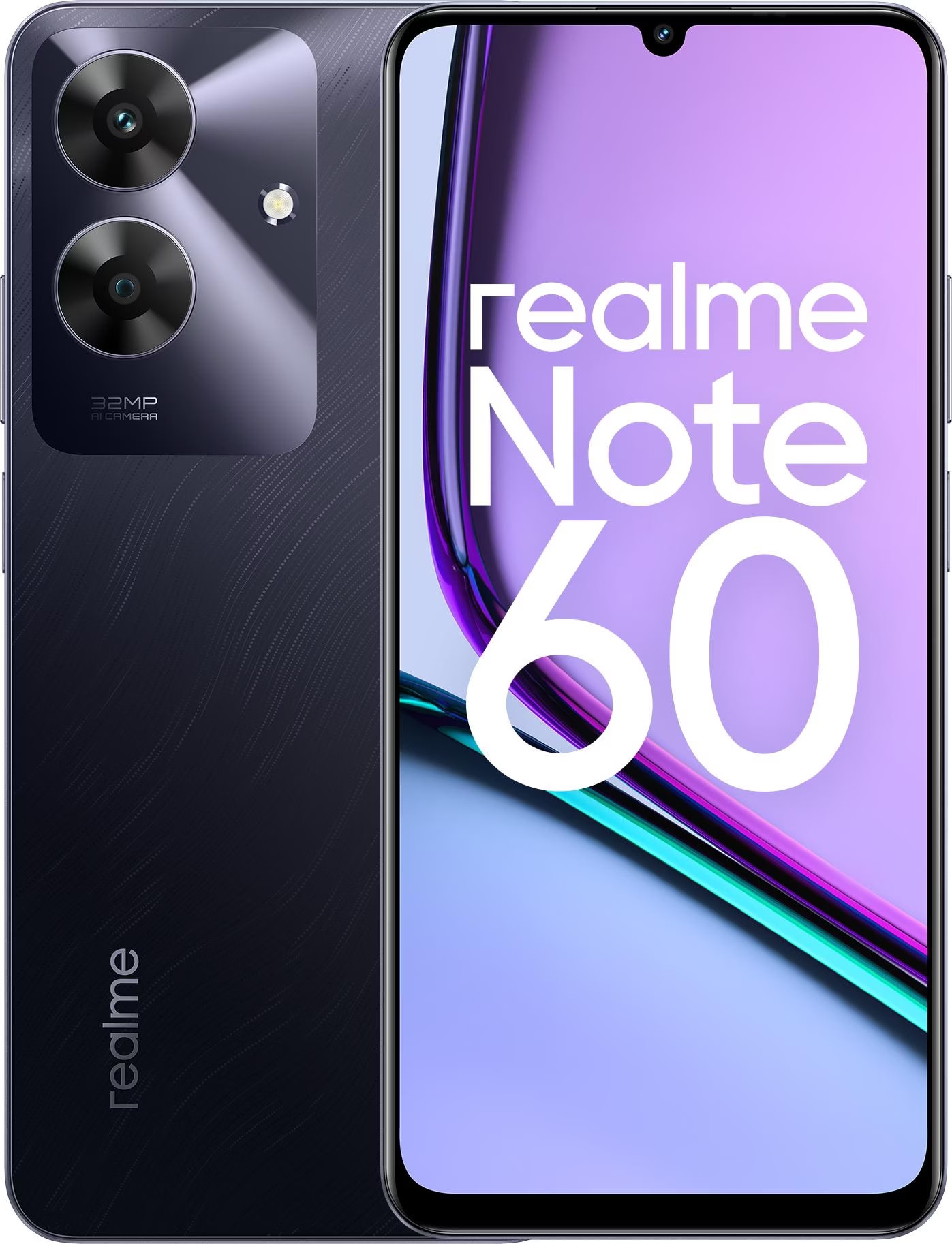 realme Note 60 (128 GB, Marble Black, 6.74