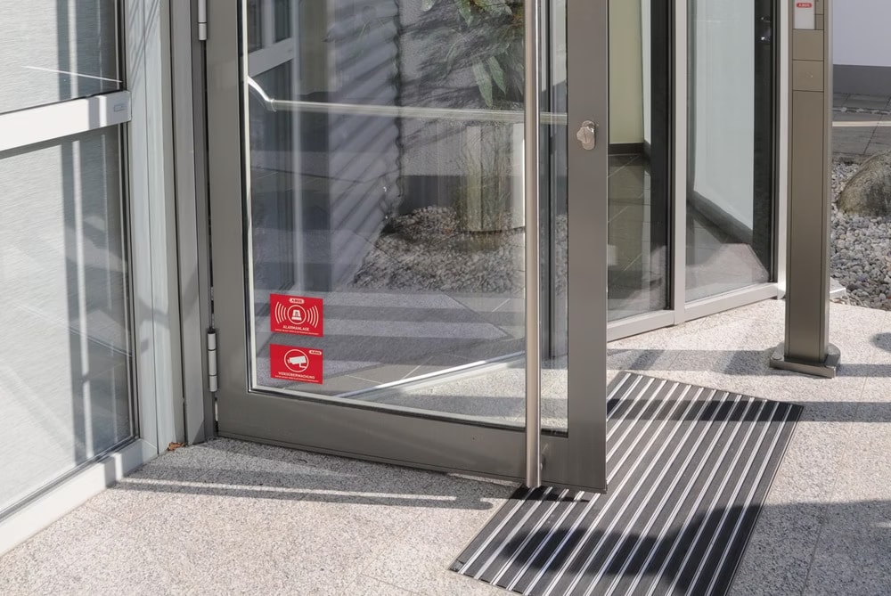 10 Stück Videoüberwachung Aufkleber Achtung | 196x65mm PVC | Wasserdicht Für Innen & Außen | Deutsche Beschriftung