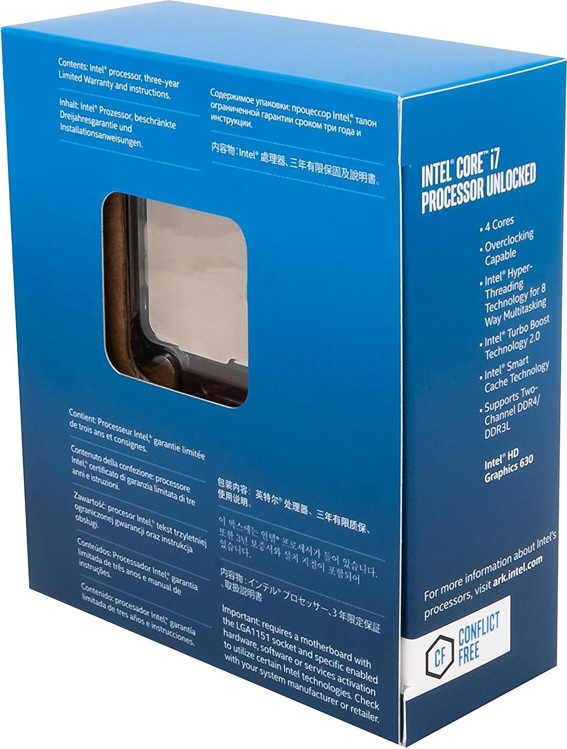 CPU intel core i7 7700K BOX Intel Core i7 7700K - buy at Digitec - Digitec
