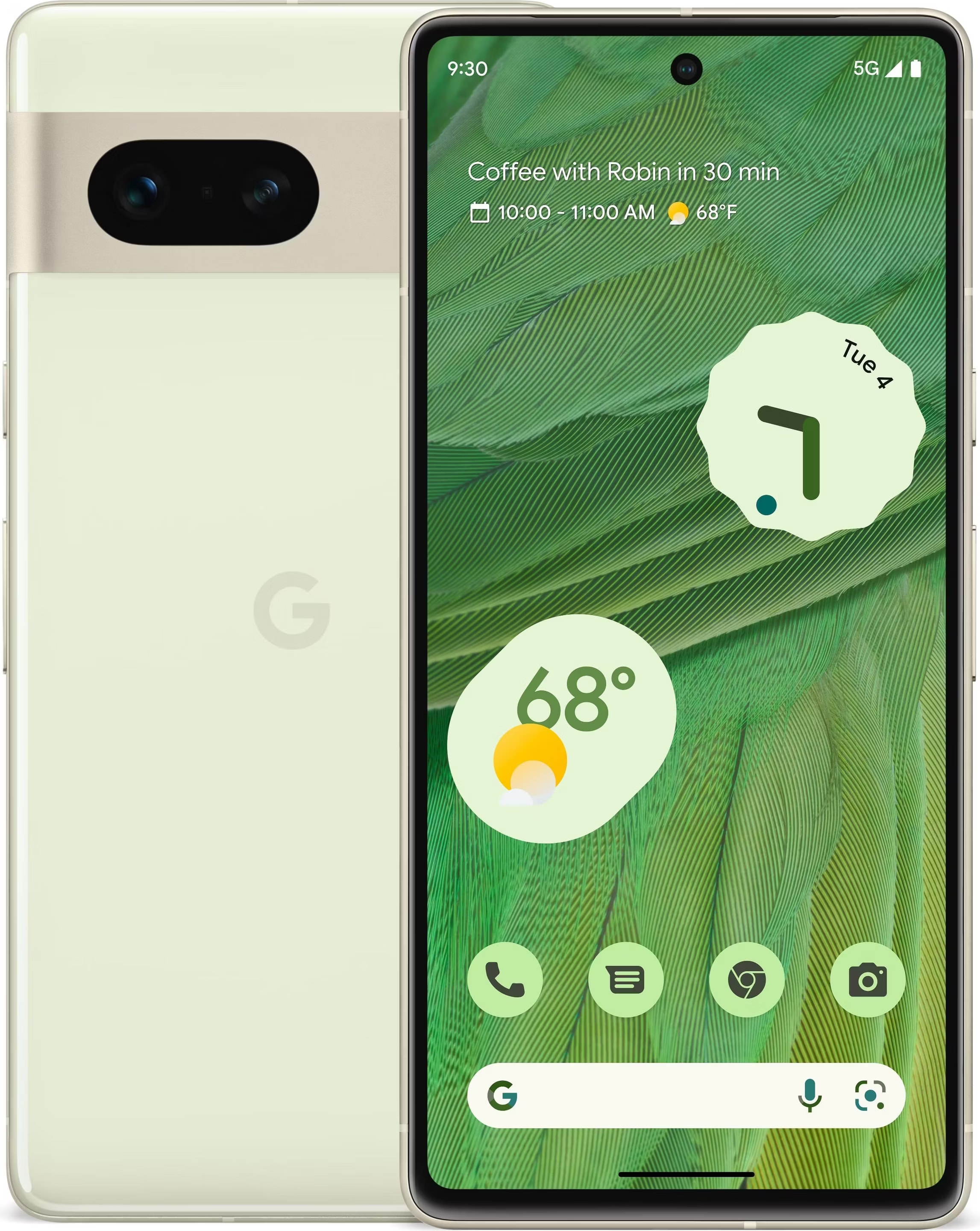 Google Pixel 7 (128 GB, Obsidian, 6.30
