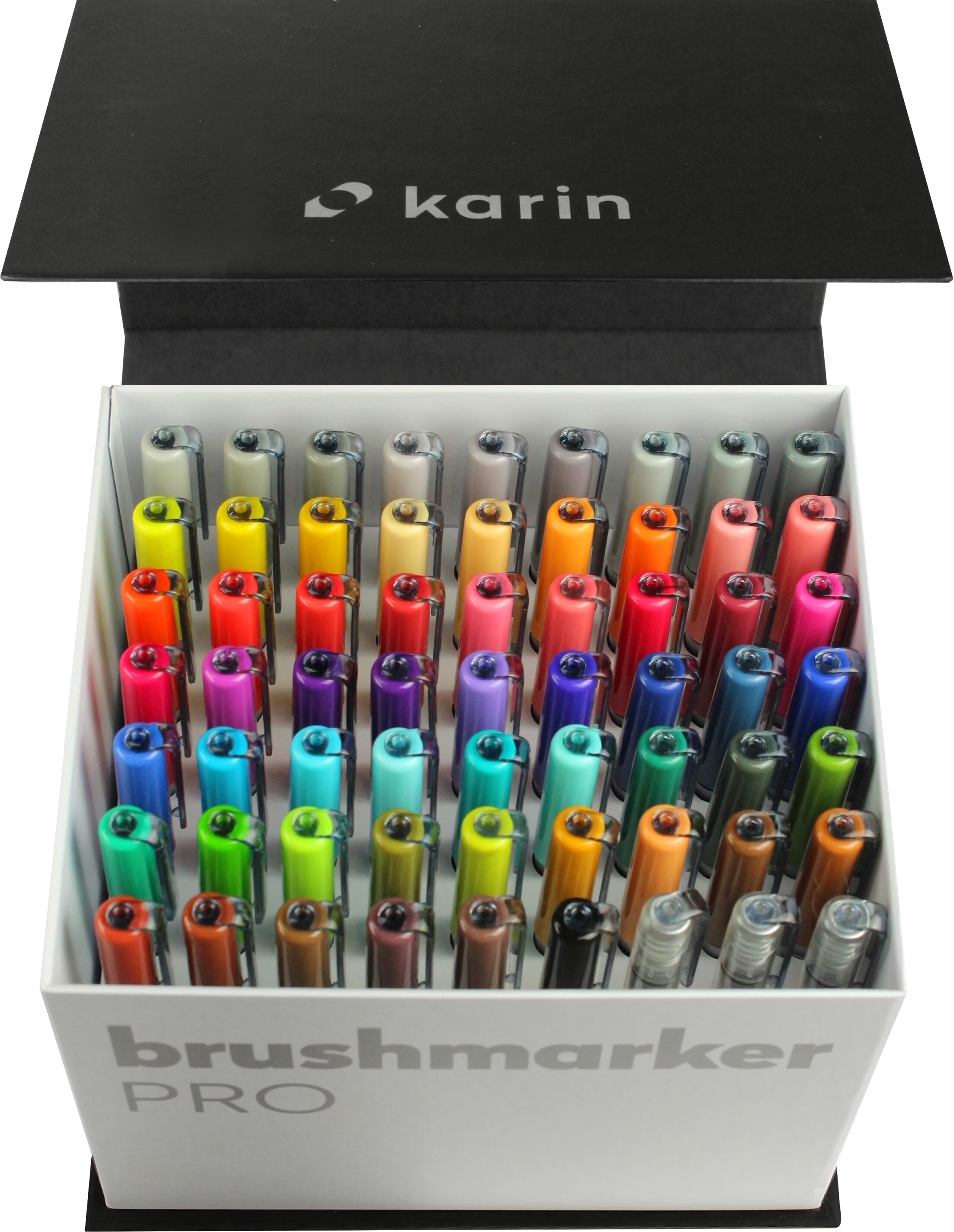 Brush Pens Karin Markers Hộp KARIN Brushmarker PRO Mega Box Plus