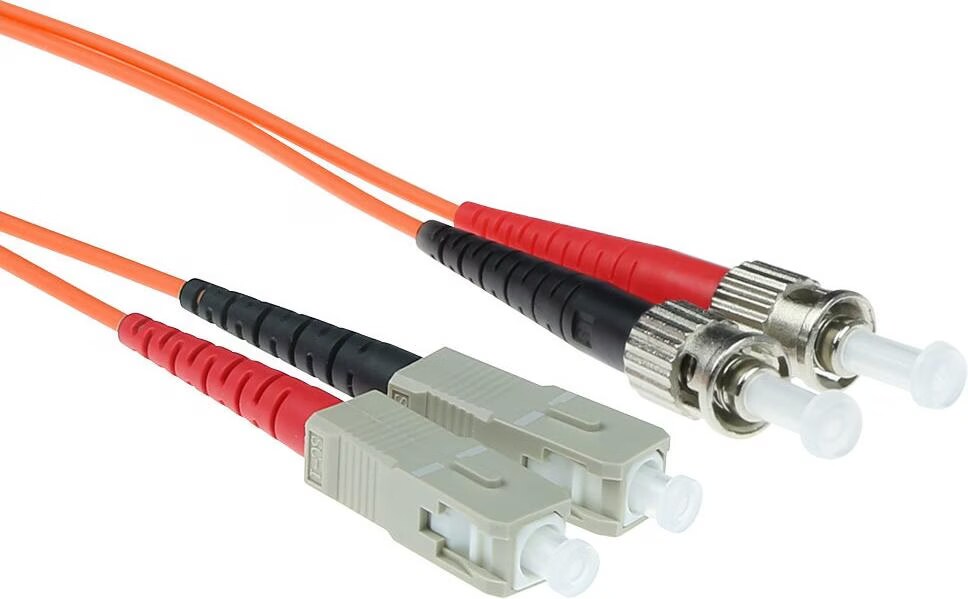 ACT 2 meter LSZH Multimode 62.5/125 OM1 fiber patch cable duplex