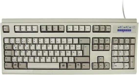 Unicomp Keyboard with USB connection. Identical in construction to