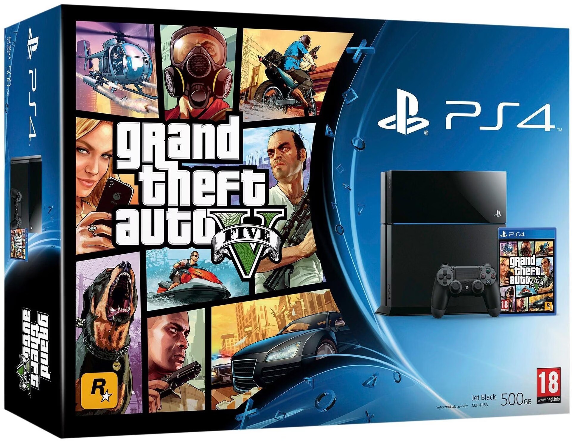 PS4 500GB GTA5セット Sony PlayStation 4, 500 GB inkl. GTA 5 - kaufen bei Digitec