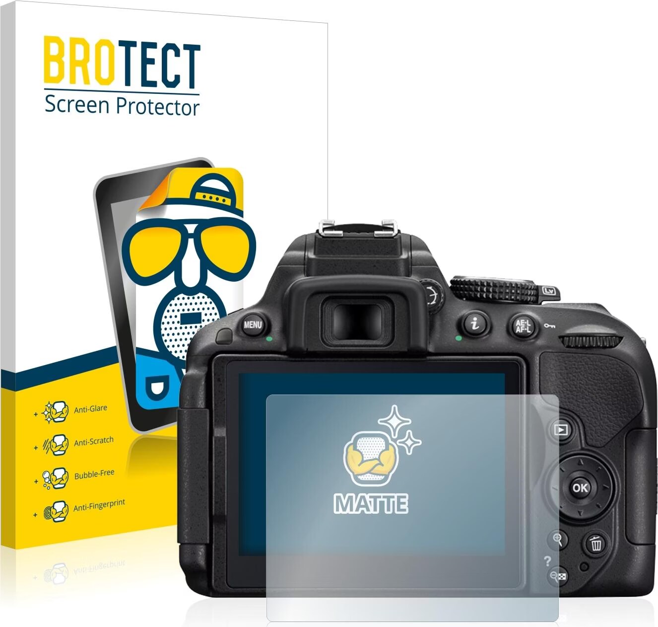 BROTECT Fullscreen Schutzfolie für Nikon Z F, Displayschutzfolie, 2