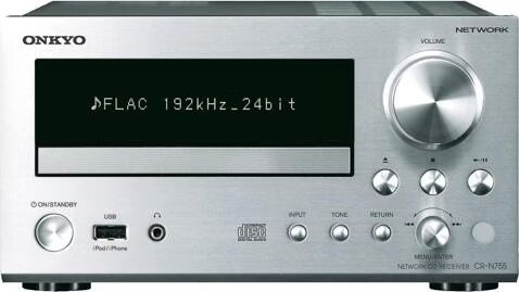 Onkyo CR-N755, network CD receiver, DLNA, Spotify, vTuner