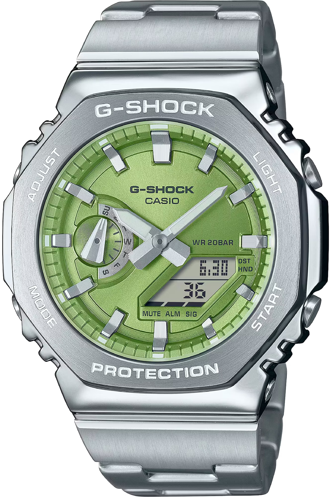 G-Shock GM-2110D-2A (Analogue wristwatch, Digital watch, 44 mm