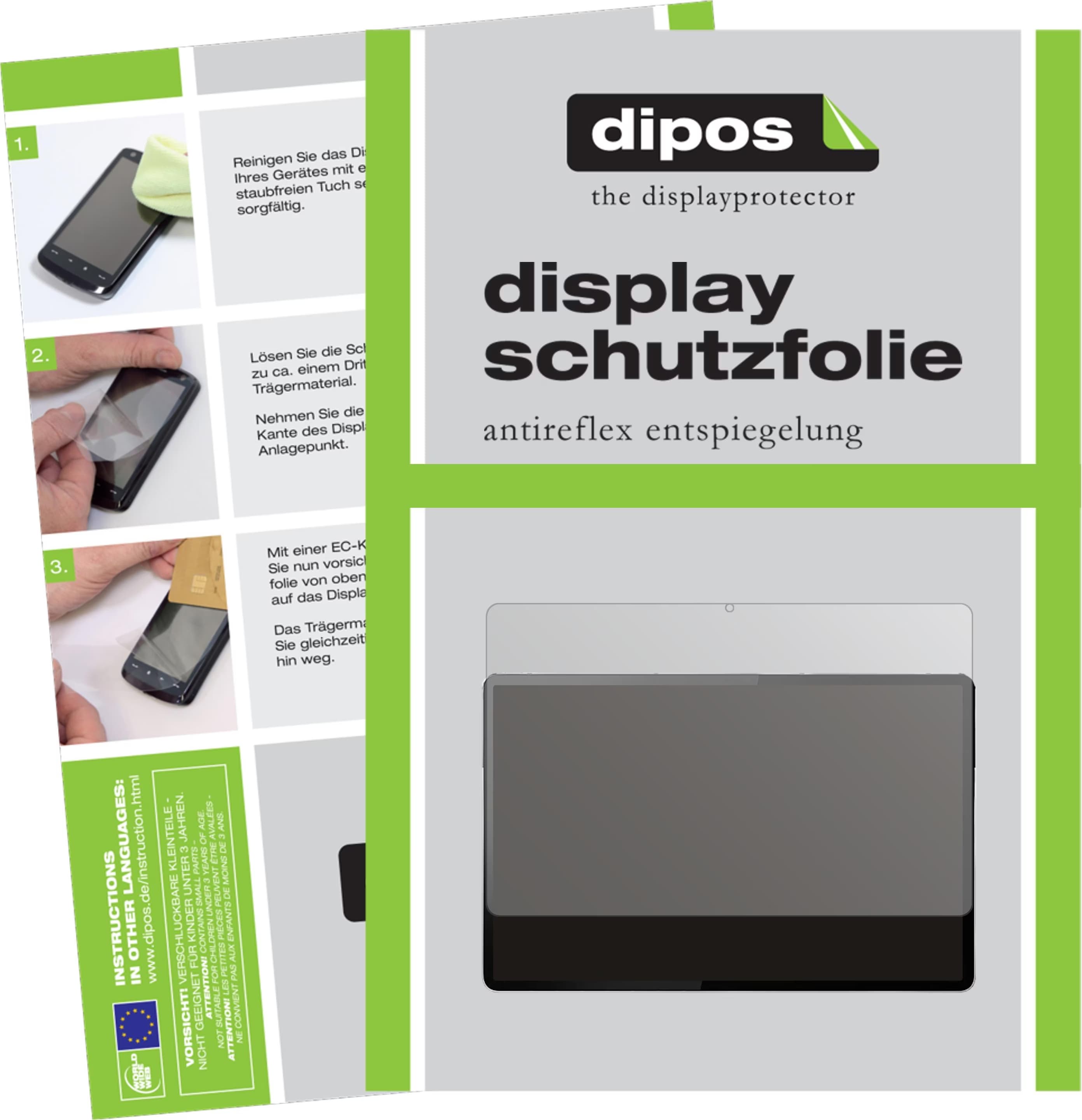 Pellicola Protettiva Dipos Antiriflesso Per Doogee Mix Lite (2 Pezzi) - Made In Germany, Opaca E Anti-impronta - 5