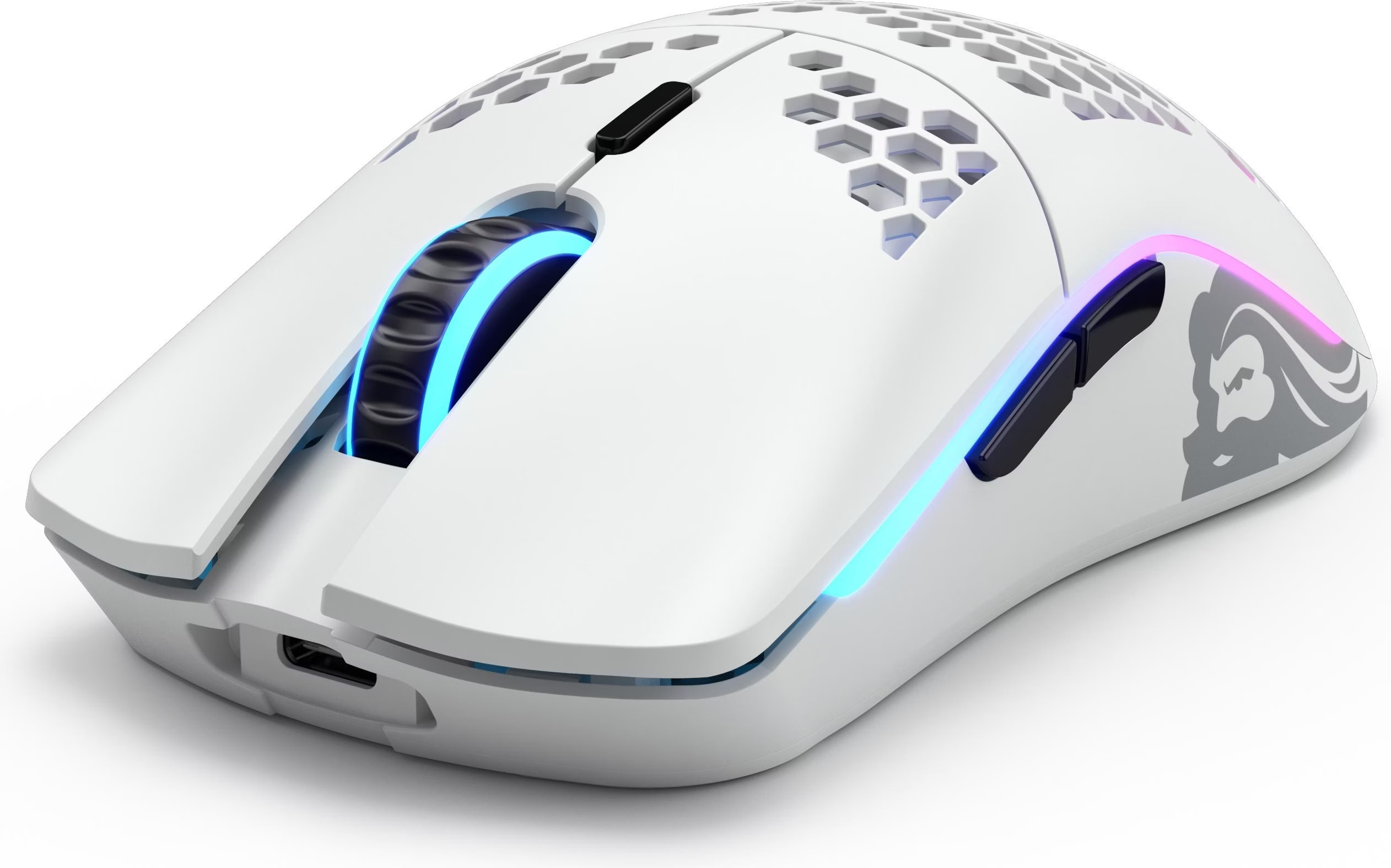 GLORIOUS PC Gaming Race G-Skates - Feltrini autoadesivi in teflon, 1 set di feltrini in PTFE per modello I, grandi cuscinetti scorrevoli per mouse da utilizzare su qualsiasi superficie, colore: bianco