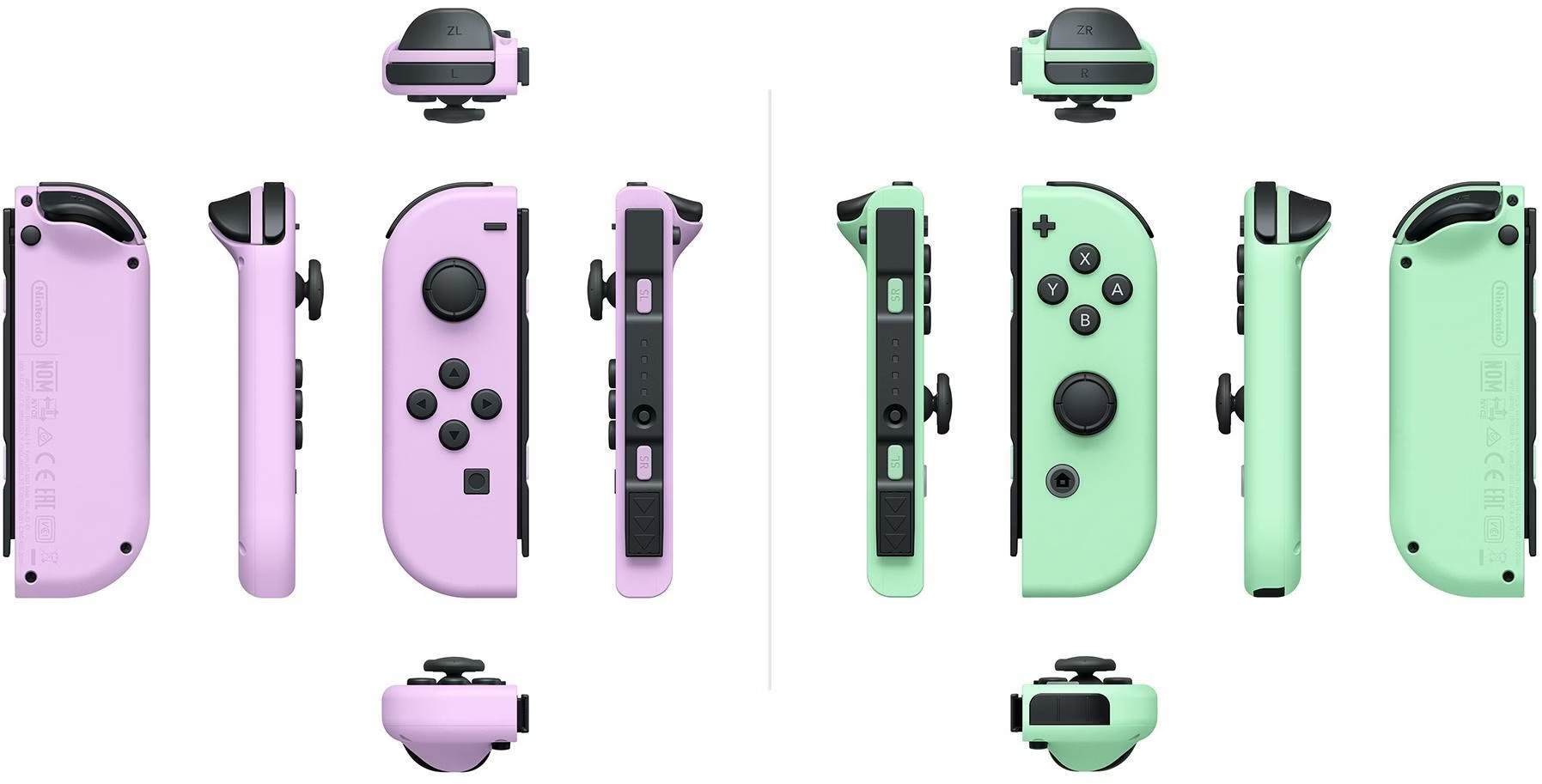 Nintendo Joy-Con Set Pastell-Lila/Grün - kaufen bei Digitec