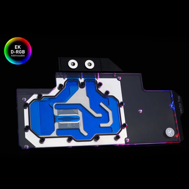 EKWB EK-Quantum Vector Trio RTX 2080 Ti D-RGB - nickel + acrylic