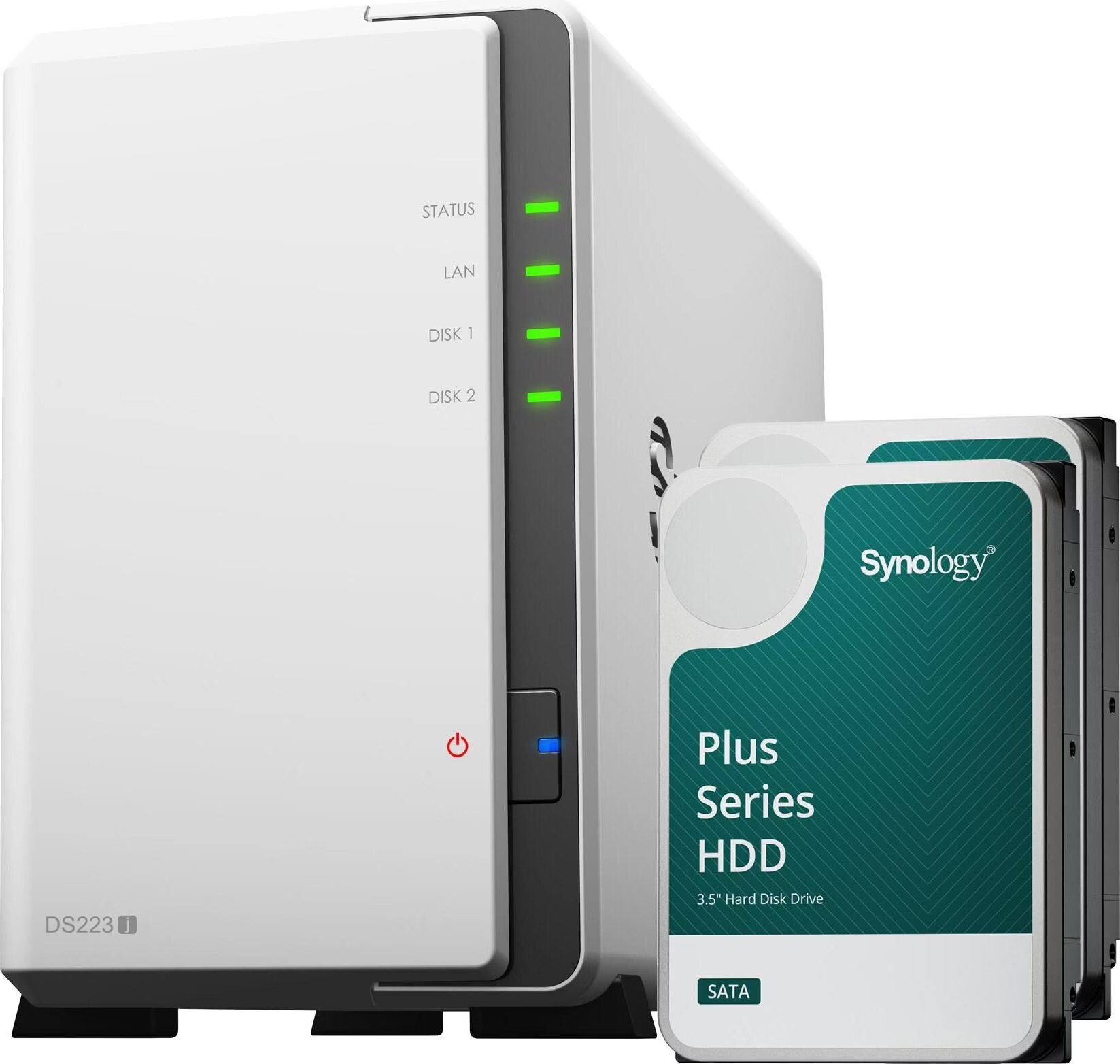 Synology DS223j (2 x 4 TB, Synology HAT 33xx) - buy at Digitec