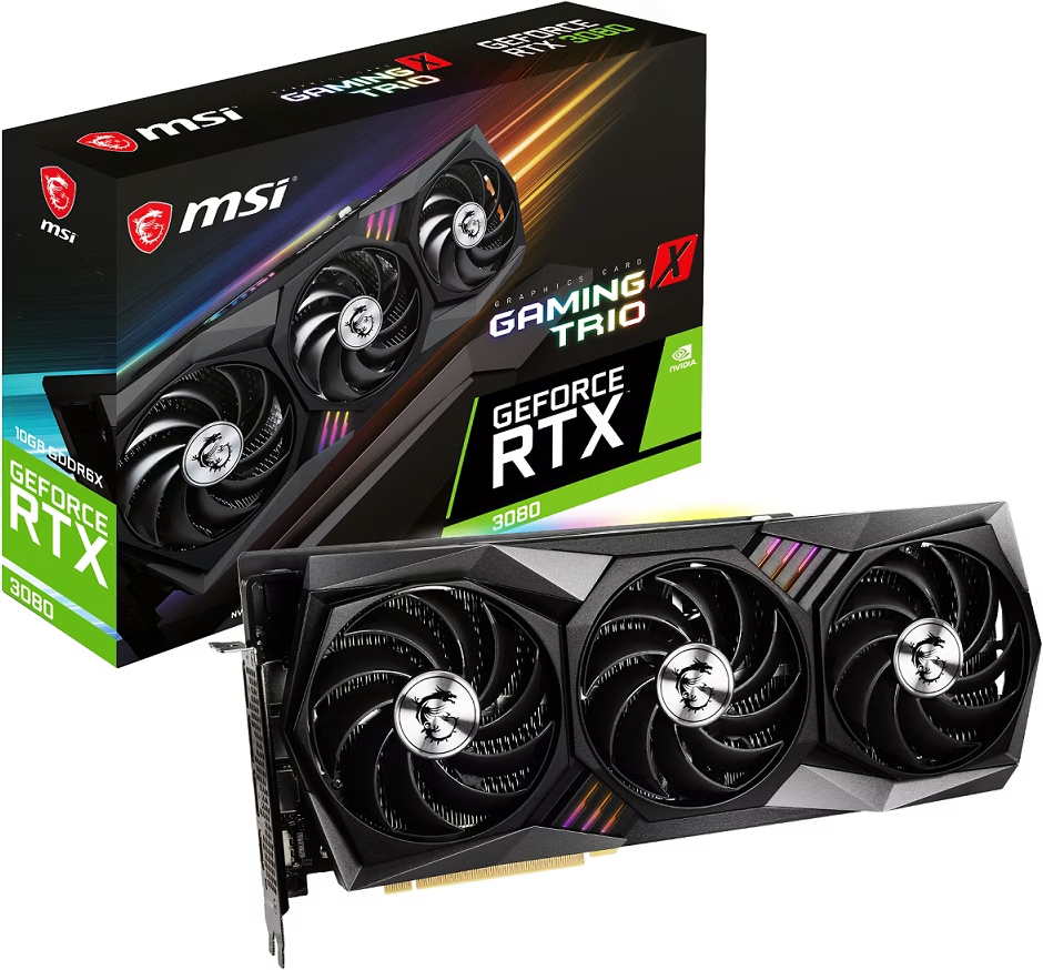 MSI GEFORCE RTX 3080 GAMING X TRIO 10G美品 MSI GeForce RTX 3080 Gaming X TRIO 10G - kaufen bei Digitec