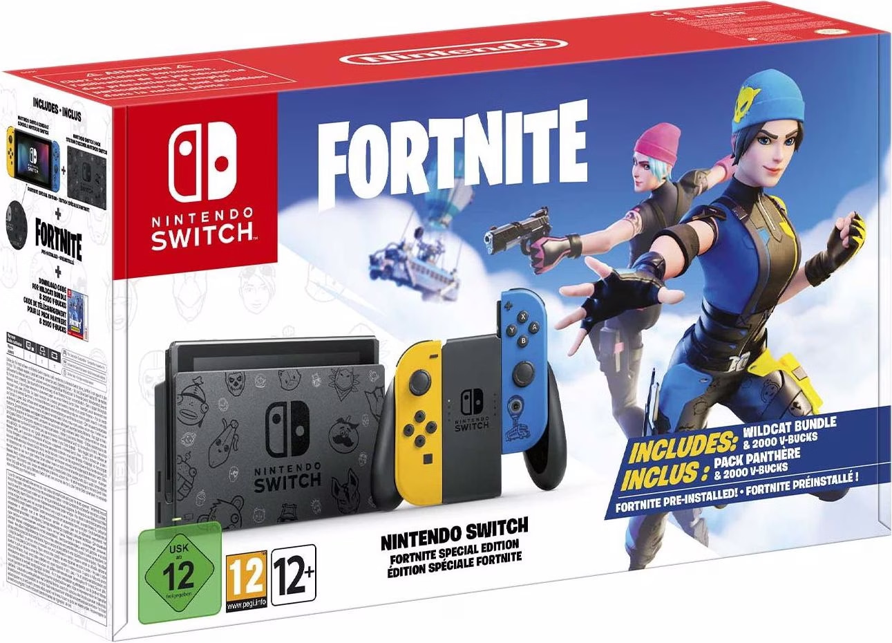 Nintendo Switch Nintendo Switch Fortnite Special Edition Nintendo Switch Console - Fortnite Wildcat Bundle Edition