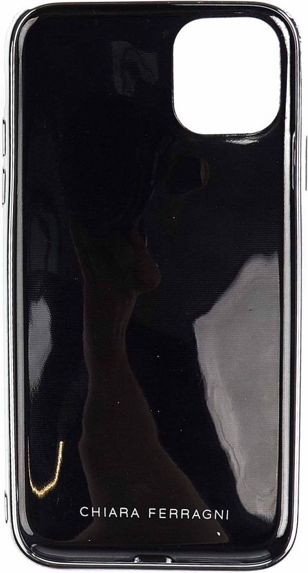 Chiara Ferragni - 新品　Chiara Ferragni グリッタースマホケース シルバー Chiara Ferragni | Silver glitter Eye iPhone X cover – lemlò