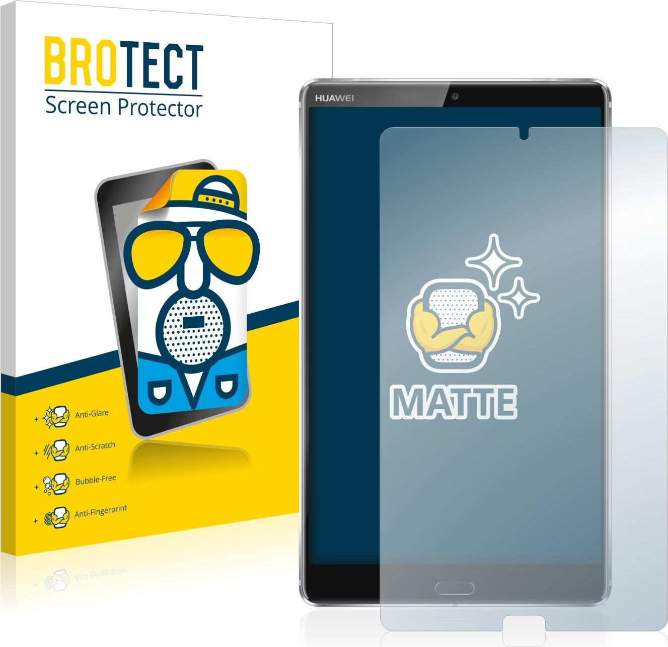 brotect Pellicola Vetro Opaca per Huawei MediaPad M5 8.4