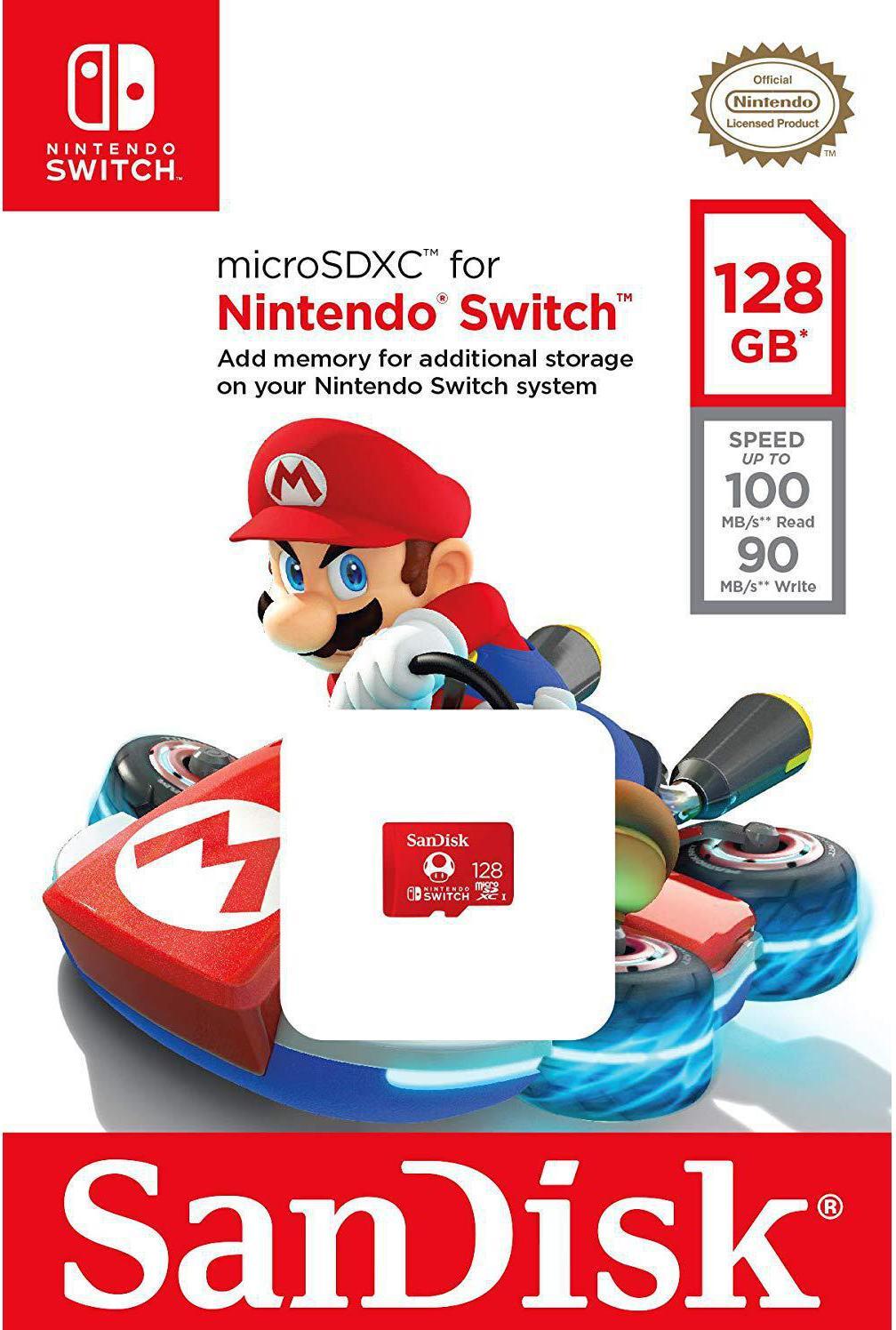 SanDisk Nintendo Switch (microSDXC, 128 GB, U3, UHS-I) - Digitec