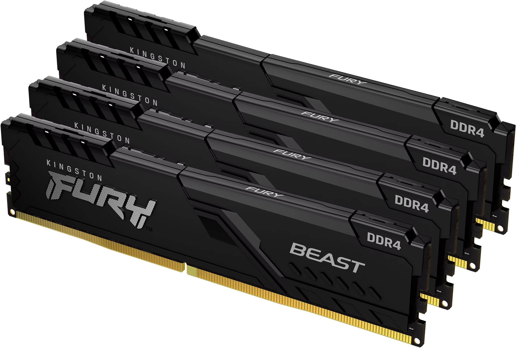 KINGSTON FURY DDR4 3200 32GB［8GB×4］ Kingston FURY Beast (4 x 8GB, 3200 MHz, DDR4-RAM, DIMM)