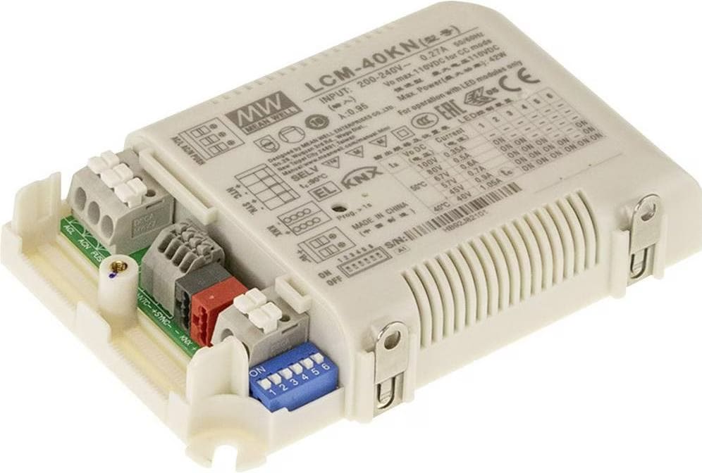 MeanWell MEAN WELL LCM-40KN, 40 W, 180 - 295 V, 0,35 A, 40 V, 81,5