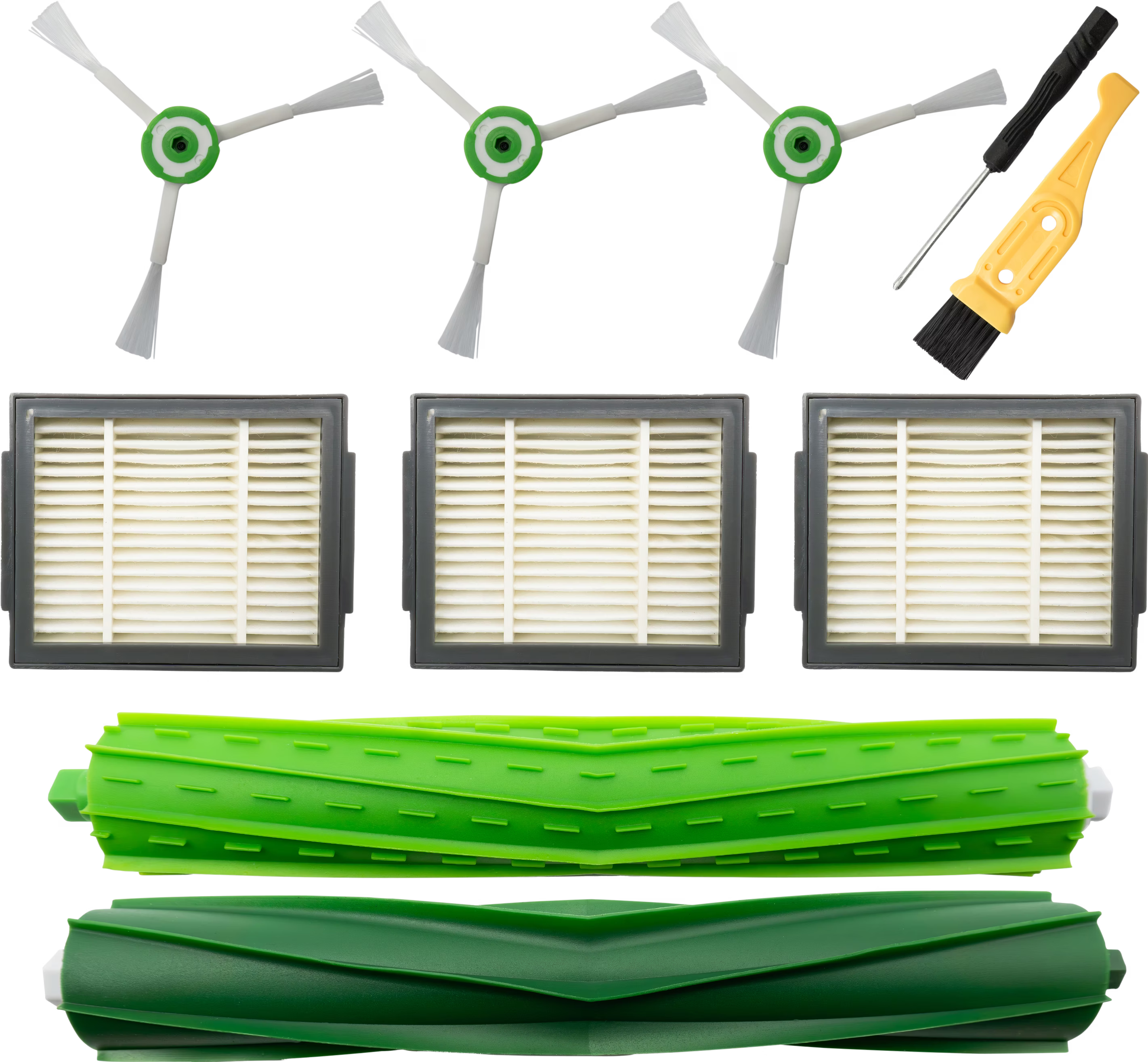 Set Di 10 Spazzole Laterali Di Ricambio Per IRobot Roomba I7, I7+, E5, E6, E7 Con Viti Incluse - 3
