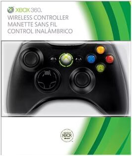 Manette Xbox 360 Sans Fil Microsoft NSF-00002 – Noire – Seule