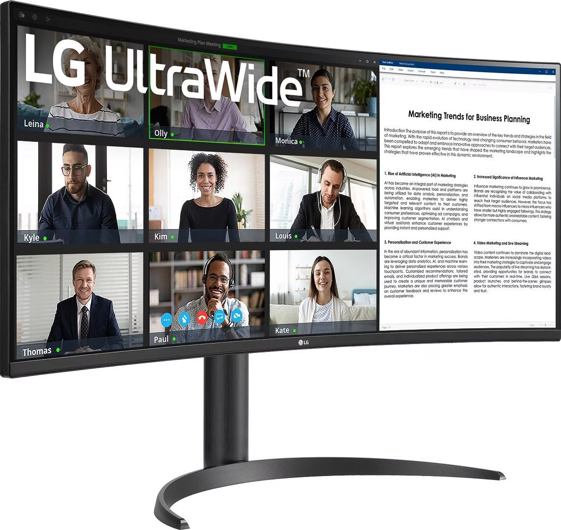 LG UltraWide Monitor 34WR55QC 【新品未開封】 公式】34WR55QK-B | モニター | LG JP