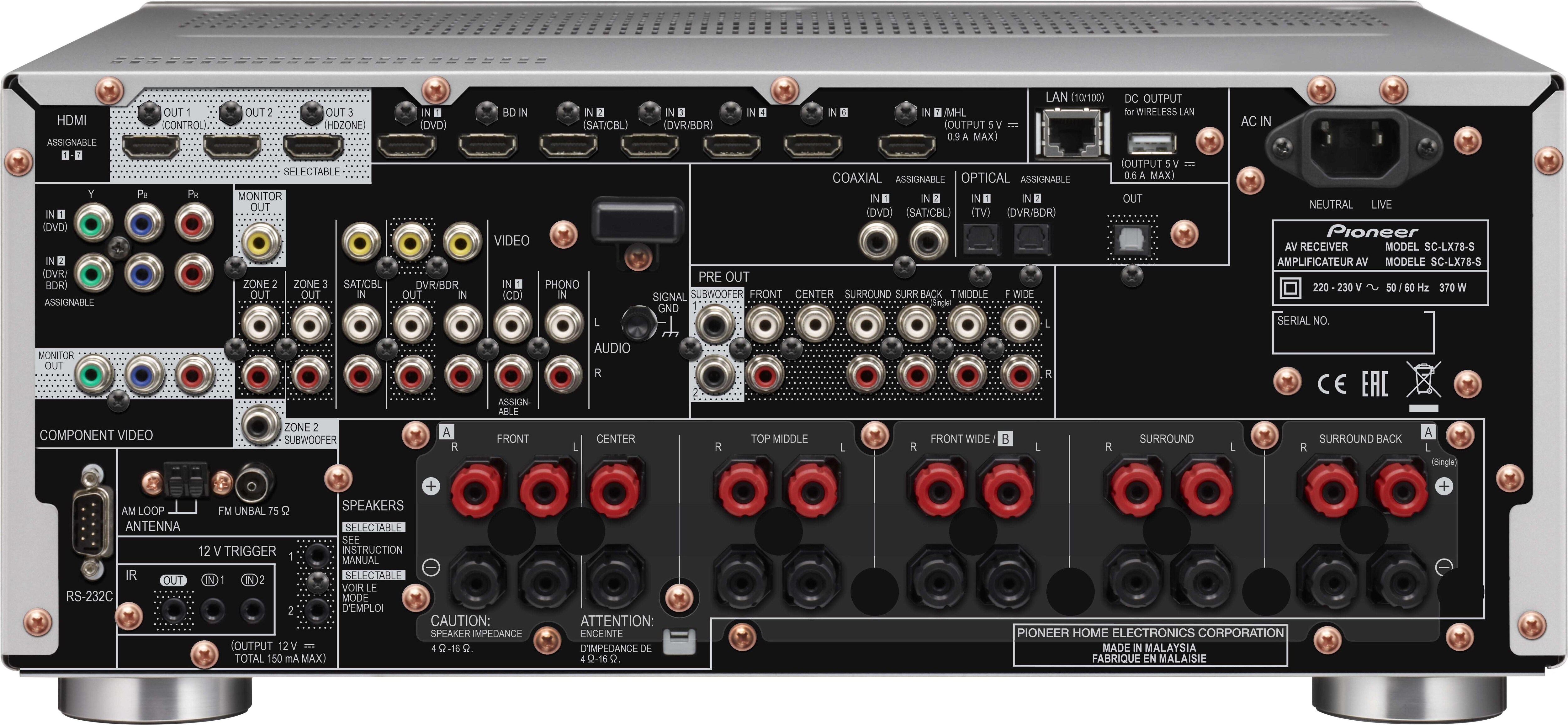 アバックWEB-SHOP / 【ジャンク】Pioneer SC-LX78【コード21